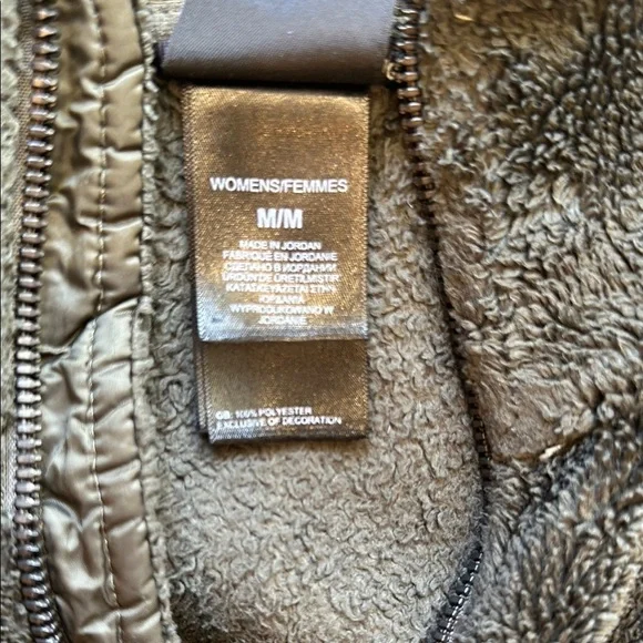 Olive North face zip up - Picture 4 of 5